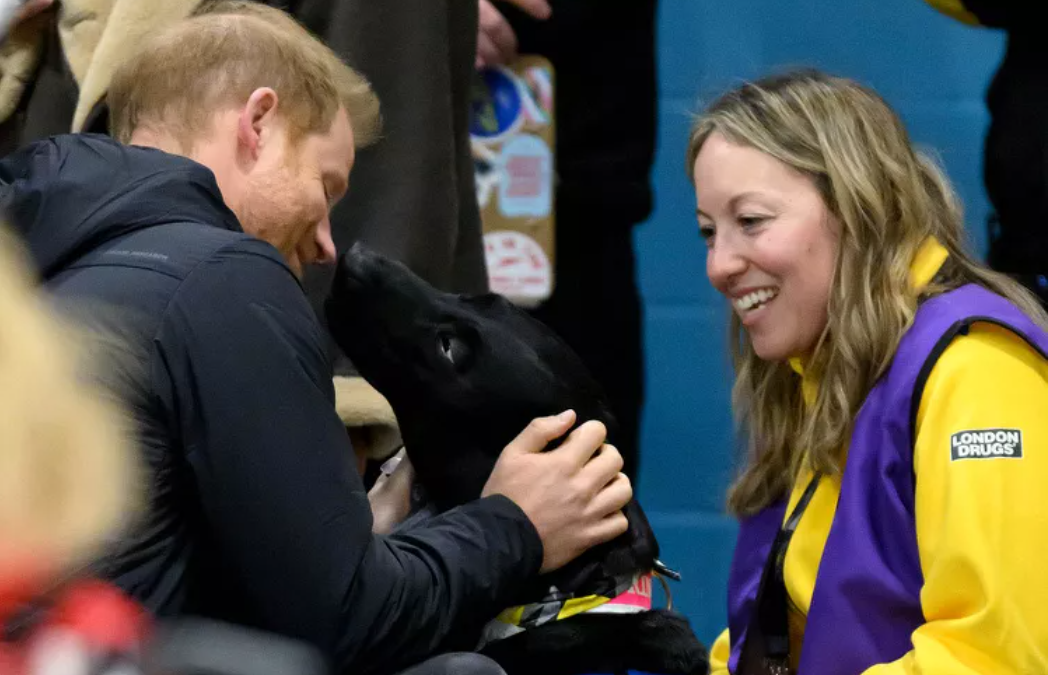 People – Prince Harry meeting PADS dog at Invictus 2025